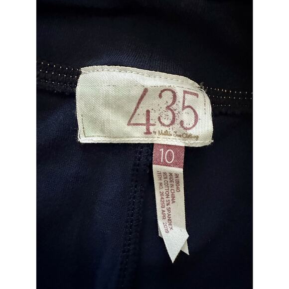 Matilda Jane Run Choose Your Own Path Experiments Blue Knit Floral Leggings 10 - Picture 6 of 7